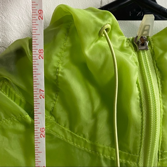 WIND BREAKER lime green size small - Picture 4 of 5
